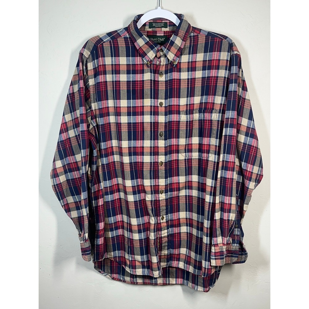 Hunt Club Men's Large Button Down Shirt | Classic Casual Style